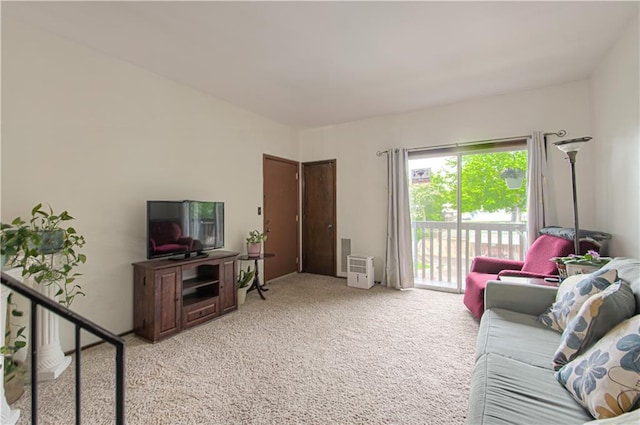 445 W 104th St Unit C, Kansas City, MO 64114 - living room with light carpet