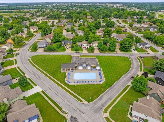 1229 SE Princeton Dr, Lees Summit, MO 64081 - aerial view of property's location featuring nearby suburban area