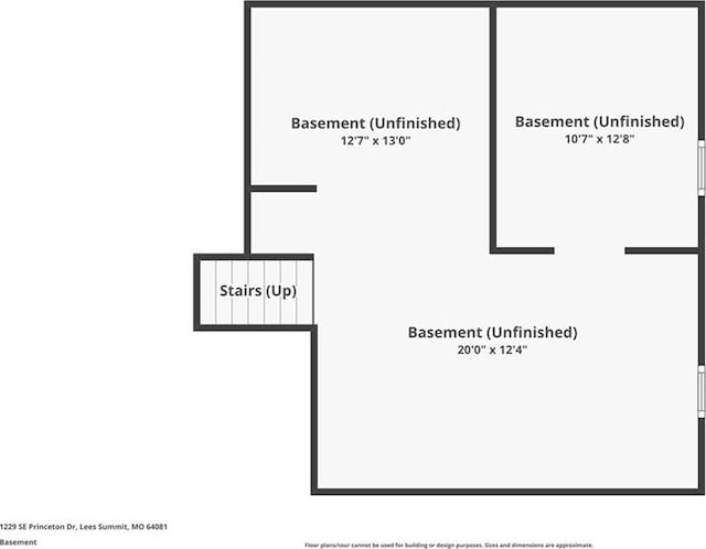 1229 SE Princeton Dr, Lees Summit, MO 64081 - view of room layout