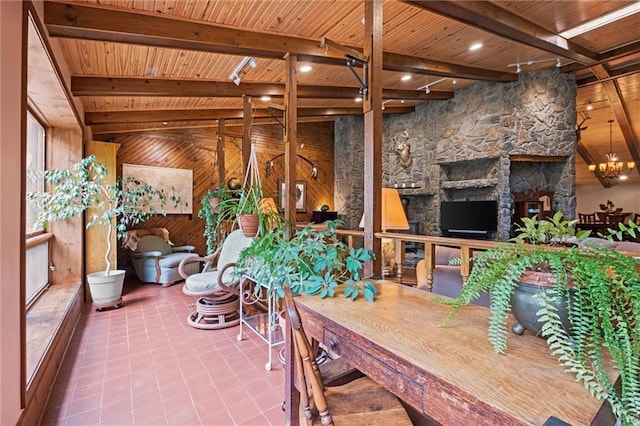 19913 Pepper Tree Rd, Edgerton, KS 66021 - view of patio / terrace featuring a fireplace