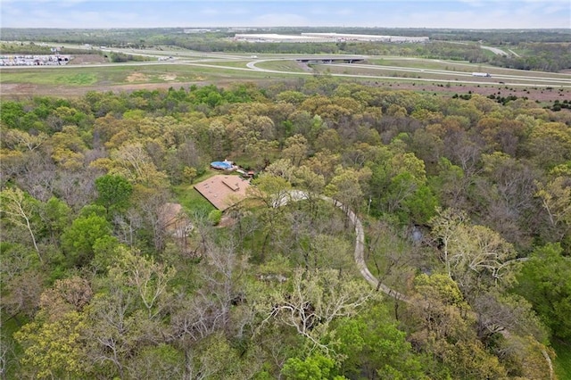 19913 Pepper Tree Rd, Edgerton, KS 66021 - aerial view of property's location with a forest