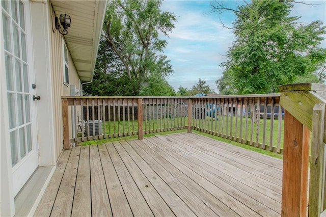 604 Lake Rd, Garden City, MO 64747 - deck featuring a yard