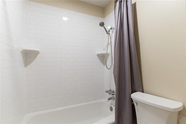 10246 Russell St, Overland Park, KS 66212 - bathroom with toilet and shower / bath combination with curtain