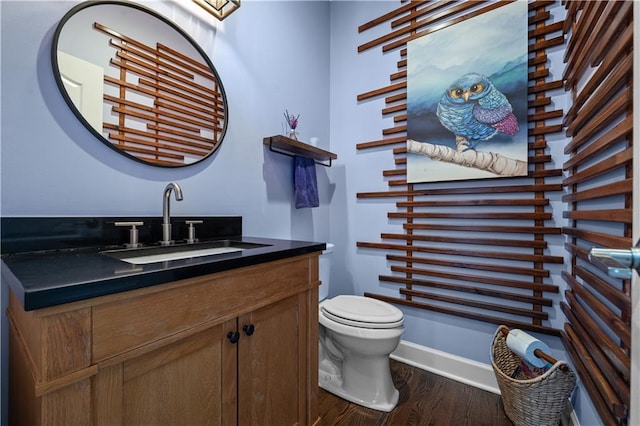 14906 Knorpp Rd, Pleasant Hill, MO 64080 - bathroom featuring vanity and wood finished floors