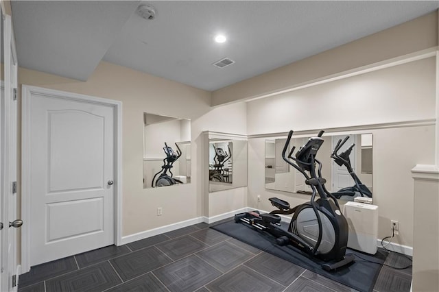 14906 Knorpp Rd, Pleasant Hill, MO 64080 - exercise room with baseboards