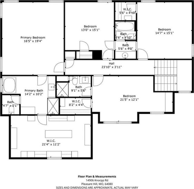14906 Knorpp Rd, Pleasant Hill, MO 64080 - view of floor plan / room layout