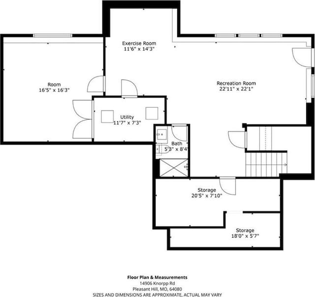 14906 Knorpp Rd, Pleasant Hill, MO 64080 - view of room layout