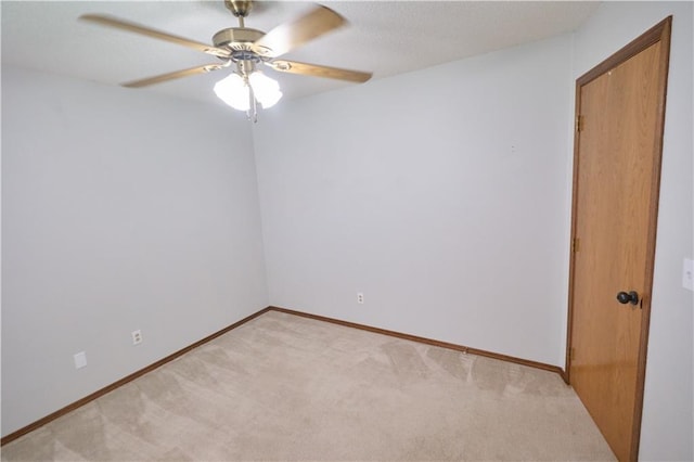500 Valley View Dr, Frontenac, KS 66763 - unfurnished room featuring light colored carpet and ceiling fan