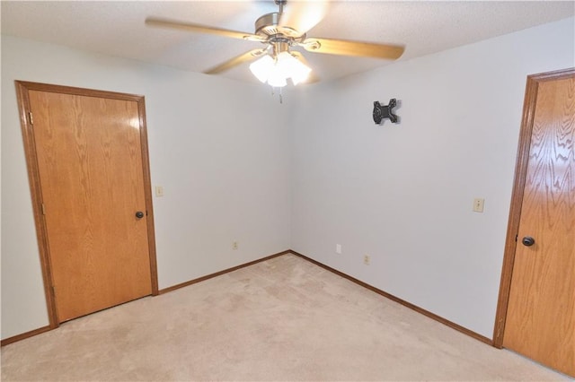 500 Valley View Dr, Frontenac, KS 66763 - spare room with ceiling fan and light carpet