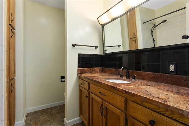 10203 Outer Rd, Odessa, MO 64076 - full bath featuring vanity and a tile shower