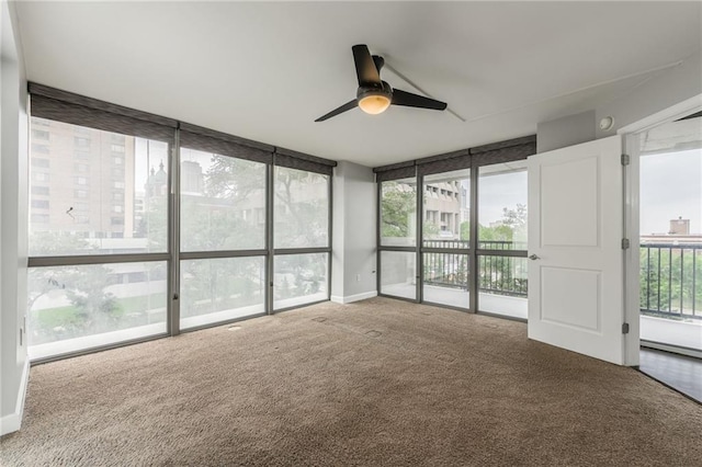 600 E Admiral Blvd Unit 601, Kansas City, MO 64106 - unfurnished sunroom with plenty of natural light