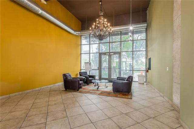 600 E Admiral Blvd Unit 601, Kansas City, MO 64106 - lobby featuring expansive windows and a high ceiling