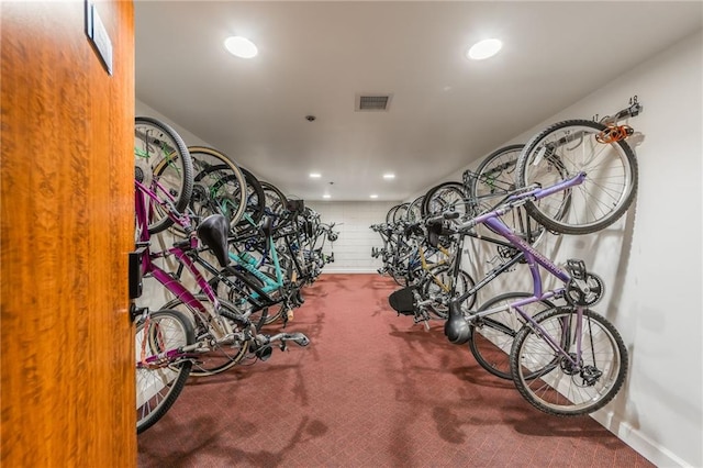 600 E Admiral Blvd Unit 601, Kansas City, MO 64106 - garage featuring recessed lighting and bike storage