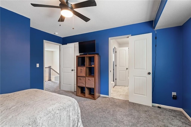 16154 S Canton St, Gardner, KS 66030 - bedroom featuring carpet floors and a ceiling fan