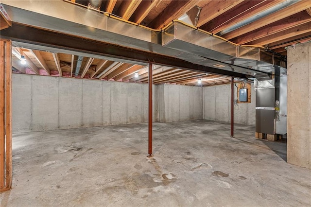 16154 S Canton St, Gardner, KS 66030 - unfinished basement with heating unit