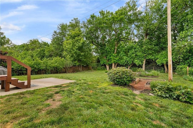 16154 S Canton St, Gardner, KS 66030 - view of yard with a patio area and a garden
