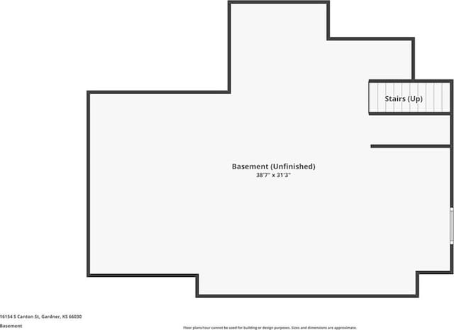 16154 S Canton St, Gardner, KS 66030 - view of property floor plan
