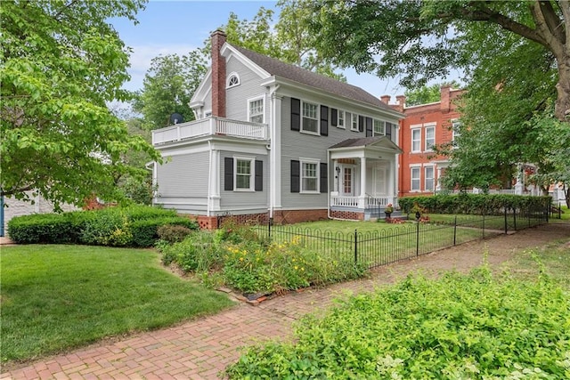 1809 Main St, Lexington, MO 64067 - view of front facade with a chimney