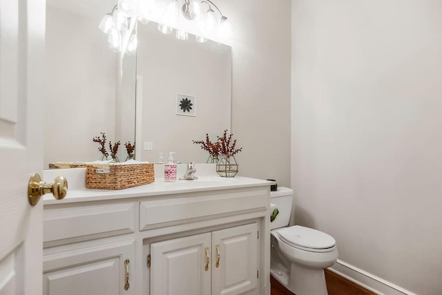 14810 W 72nd St, Shawnee, KS 66216 - half bathroom featuring vanity and toilet