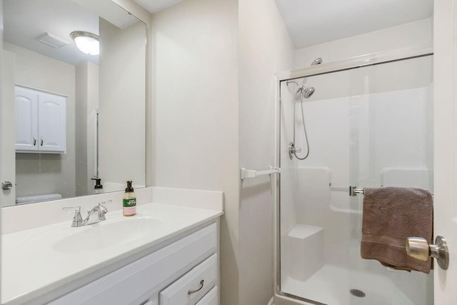 14810 W 72nd St, Shawnee, KS 66216 - full bathroom featuring a stall shower and vanity