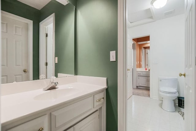 14810 W 72nd St, Shawnee, KS 66216 - bathroom featuring vanity and tile patterned flooring