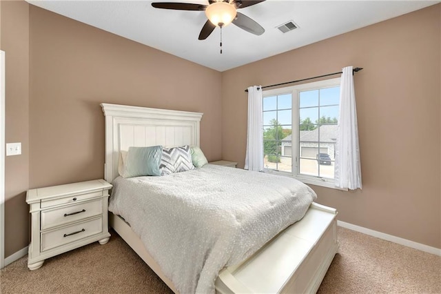21835 W 175th Ter, Olathe, KS 66062 - bedroom with light carpet and a ceiling fan
