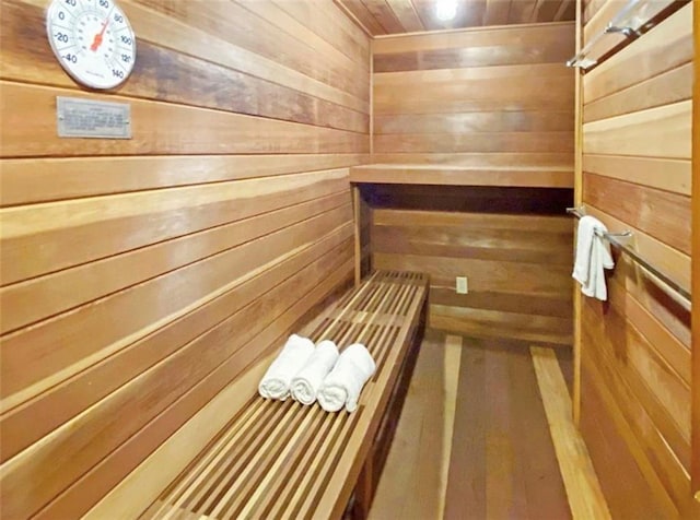305 E Partridge Ave, Independence, MO 64055 - sauna / steam room with wooden walls and wooden ceiling
