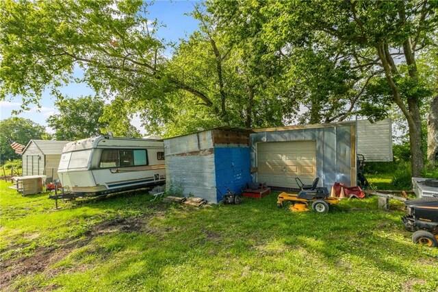 43574 E 224th St, Cowgill, MO 64637 - view of outdoor structure with driveway