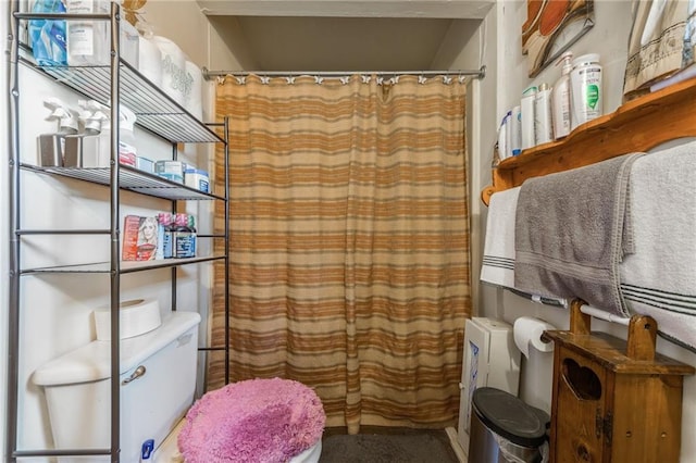 43574 E 224th St, Cowgill, MO 64637 - full bathroom with a shower with curtain and toilet