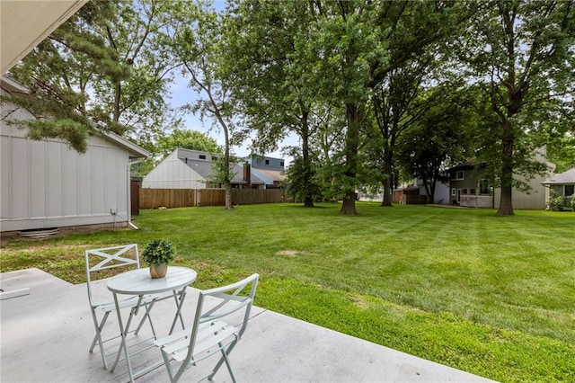 11917 W 66th St, Shawnee, KS 66216 - view of yard with a patio area