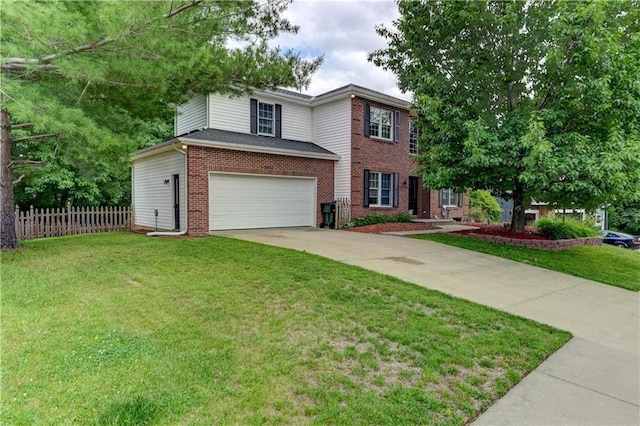 3403 E Devonshire Dr, Saint Joseph, MO 64506 - view of front of house featuring an attached garage, brick siding, and concrete driveway