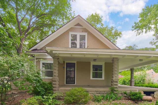 812 E Wabash St, Olathe, KS 66061 - view of front facade with covered porch