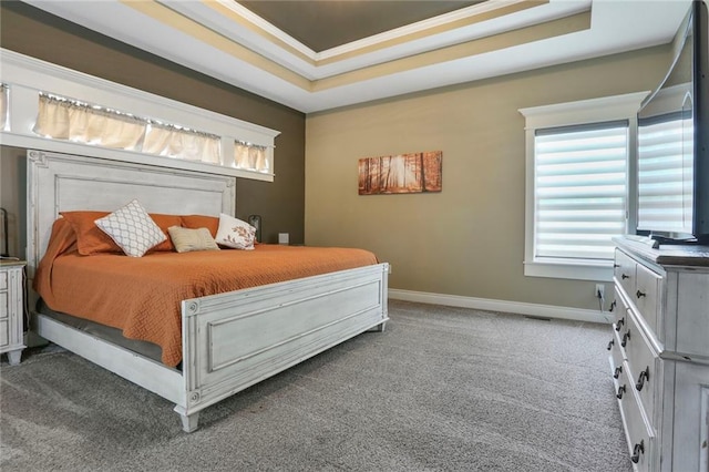 16570 S Ingrid St, Gardner, KS 66030 - carpeted bedroom with multiple windows, baseboards, and a raised ceiling