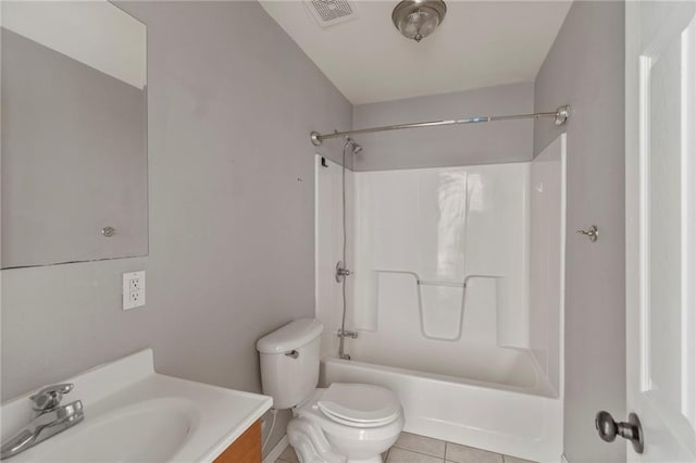131 NW 171st Rd, Warrensburg, MO 64093 - full bathroom featuring vanity, shower / tub combination, and tile patterned floors