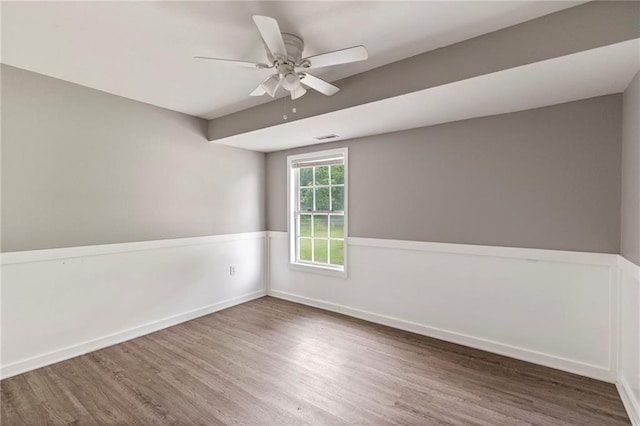 131 NW 171st Rd, Warrensburg, MO 64093 - unfurnished room featuring wood finished floors and a ceiling fan