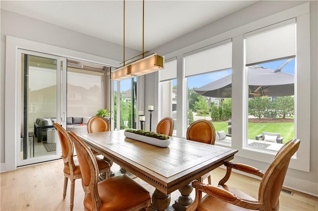 15601 Catalina St, Overland Park, KS 66224 - dining space featuring light wood finished floors