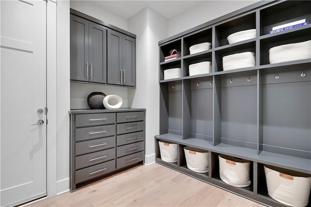 15601 Catalina St, Overland Park, KS 66224 - mudroom featuring light wood-style flooring and baseboards