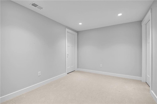 15601 Catalina St, Overland Park, KS 66224 - unfurnished bedroom featuring light carpet, recessed lighting, and baseboards