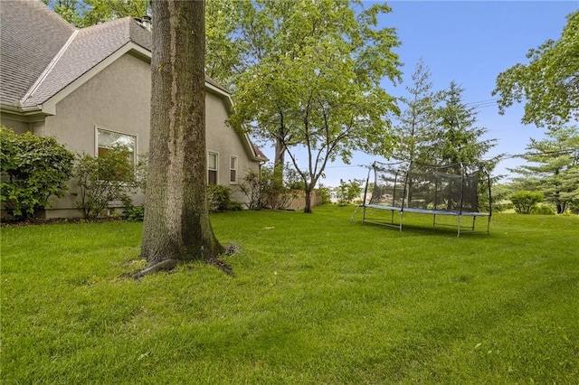 2204 W 123rd Ter, Leawood, KS 66209 - view of green lawn with a trampoline