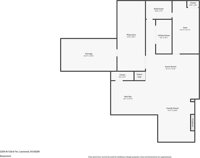 2204 W 123rd Ter, Leawood, KS 66209 - room layout