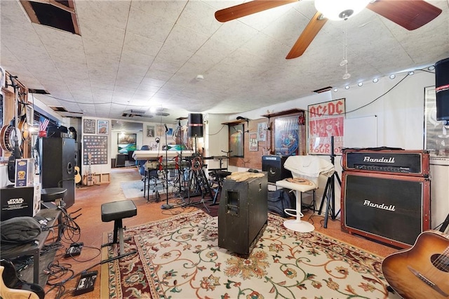 3814 S Outer Belt Rd, Oak Grove, MO 64075 - playroom with ceiling fan