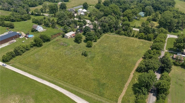 3814 S Outer Belt Rd, Oak Grove, MO 64075 - aerial view of property's location with rural landscape