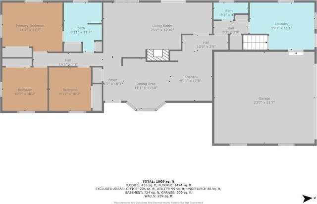 3814 S Outer Belt Rd, Oak Grove, MO 64075 - view of home floor plan