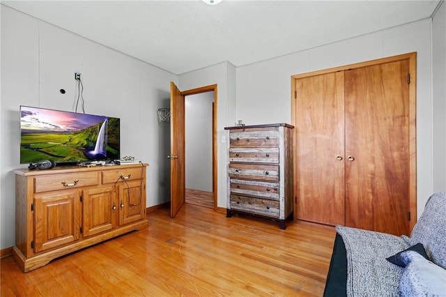 31882 W 180th St, Lawson, MO 64062 - living room featuring light wood-type flooring and baseboards