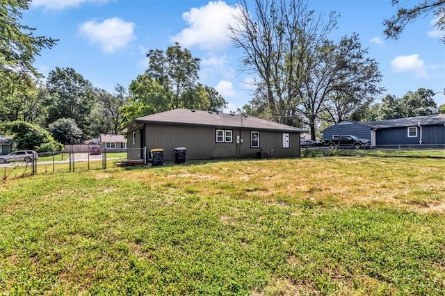 12926 Virginia Ave, Kansas City, MO 64146 - rear view of house featuring central AC unit