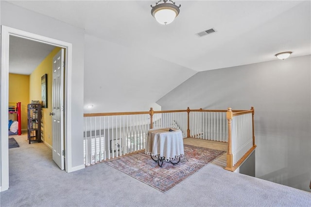 6522 W 133rd Ter, Leawood, KS 66209 - corridor with carpet, an upstairs landing, and lofted ceiling