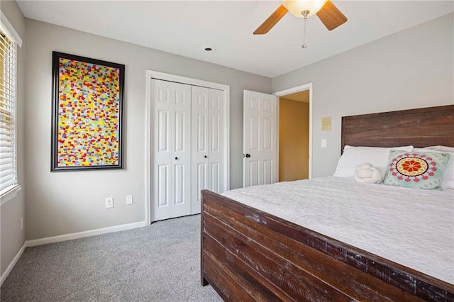 5901 W 158th St, Overland Park, KS 66223 - bedroom featuring carpet, baseboards, multiple windows, and a closet