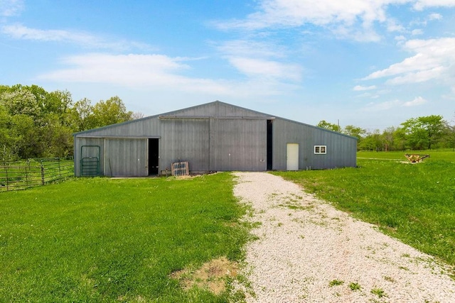34701 E 235th St, Pleasant Hill, MO 64080 - view of pole building featuring gravel driveway