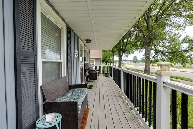 822 S Noland Rd, Independence, MO 64050 - view of wooden porch
