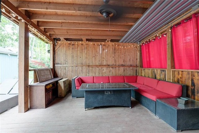 822 S Noland Rd, Independence, MO 64050 - view of patio featuring outdoor lounge area